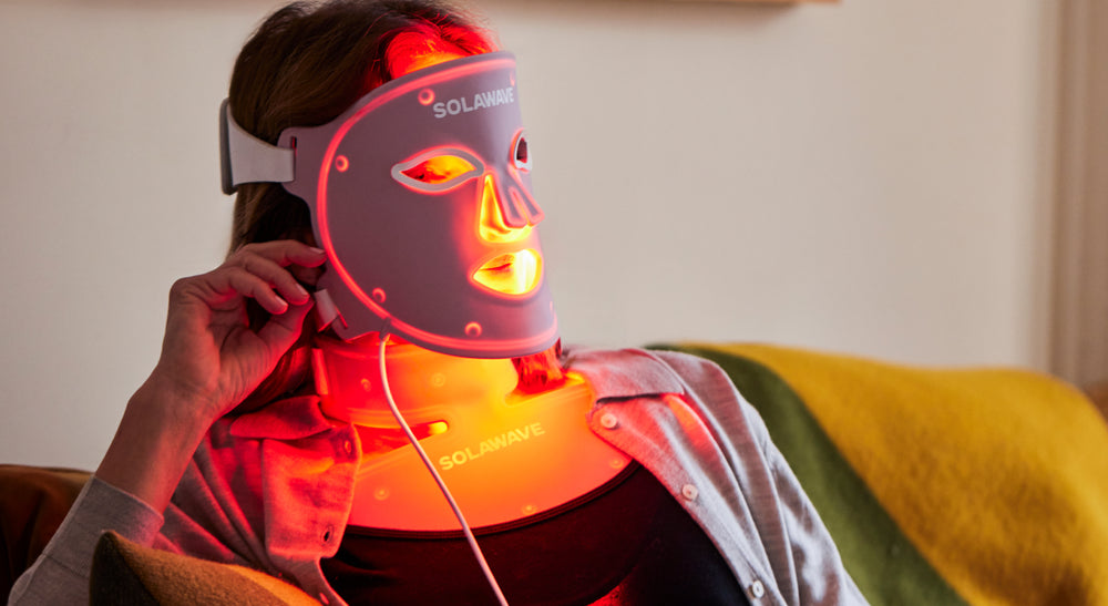 Solawave skincare device deal banner